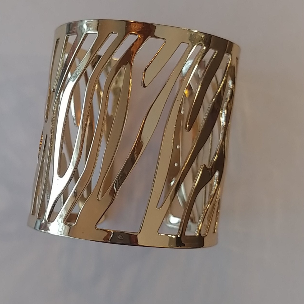 Gold Tone Cuff Bracelet